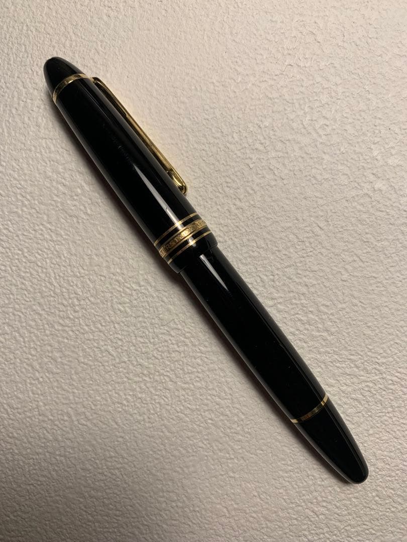 モンブラン万年筆ゴールド18k マイスターシュテュック波柄4810