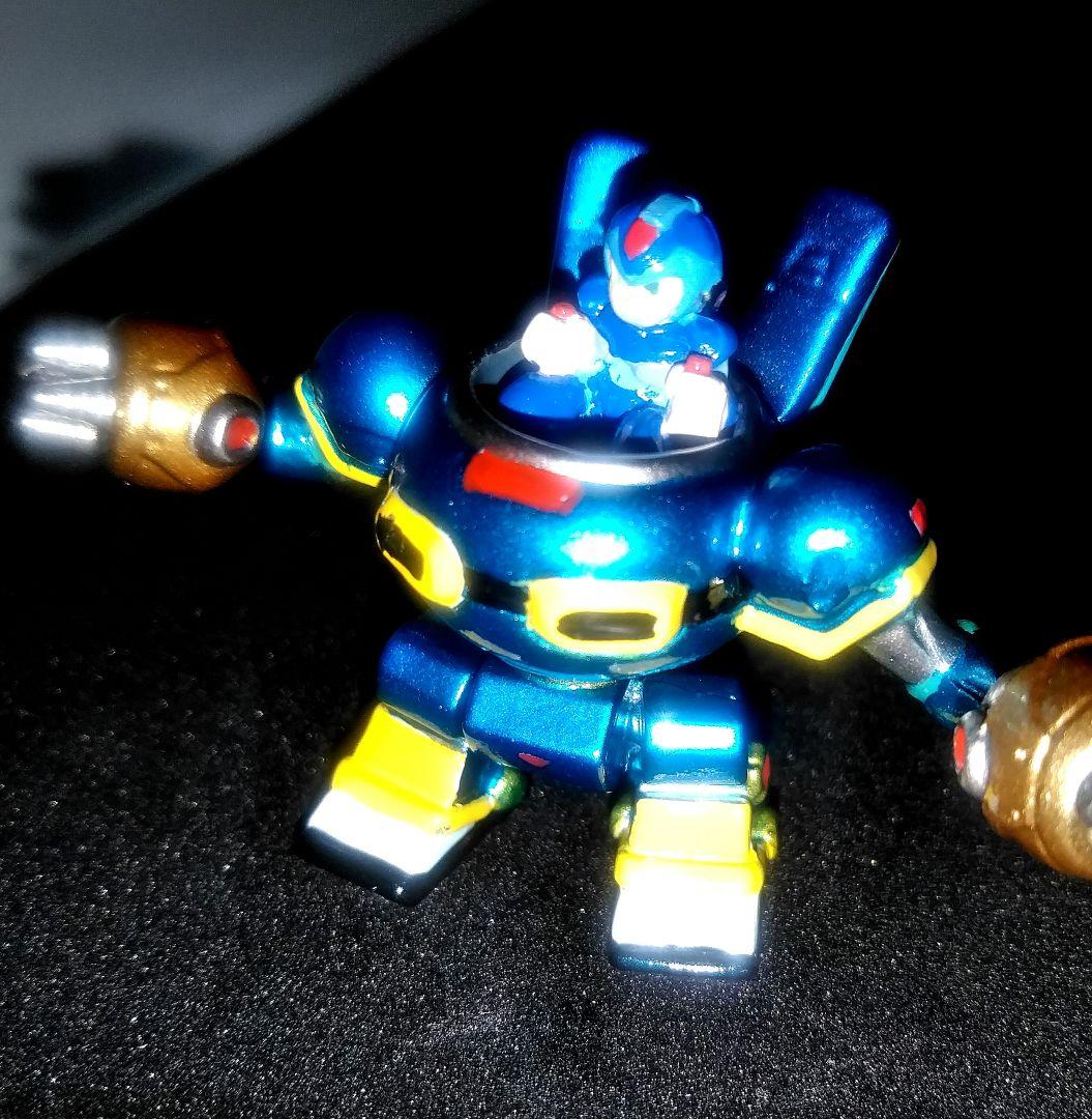 ロックマン フィギュア 消しゴム エックス&ライドアーマー塗装品