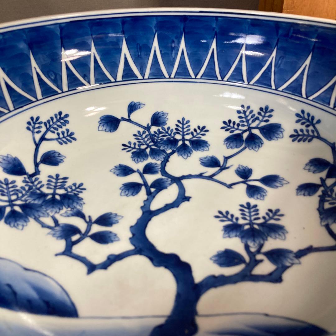 mintonさん専用】古伊万里の伝統 名窯 舘林源右衛門作 染付桐絵 大