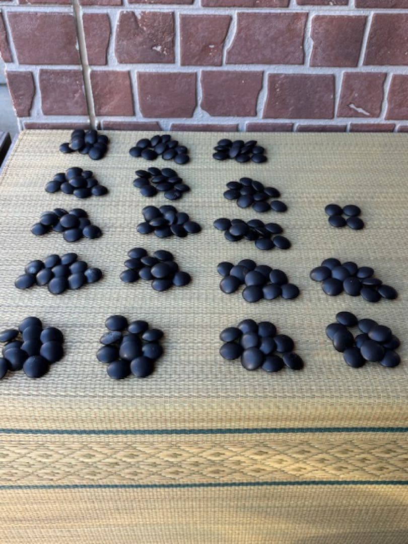 い*ぬ様 碁石蛤白石厚み約9.4mm那智黒黒石碁笥・碁盤付囲碁道具スワブテ日向本