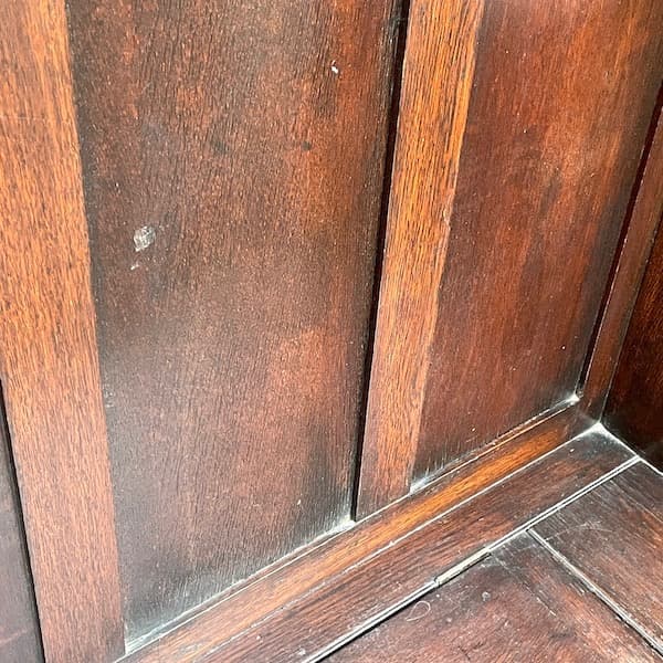 イギリスアンティーク ホールスタンド ベンチ・ミラー付き 玄関用ハンガー