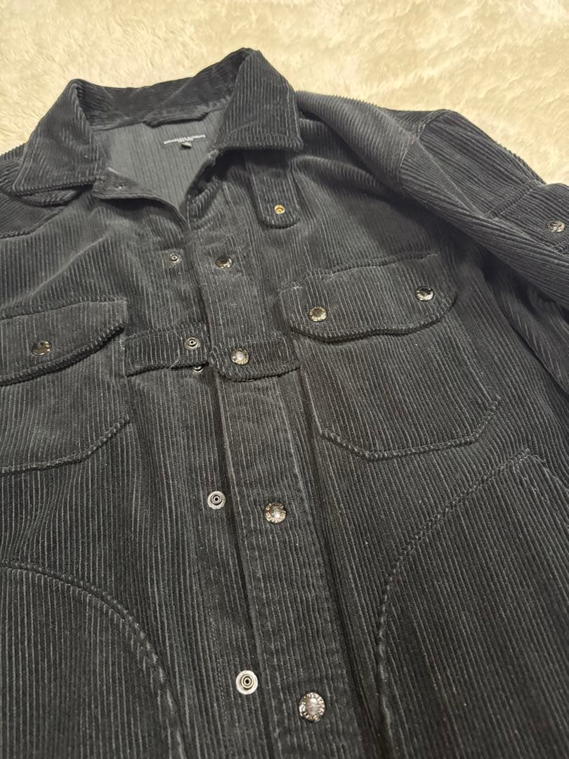 EG Explorer Shirt Jacket XL コーデュロイ 黒
