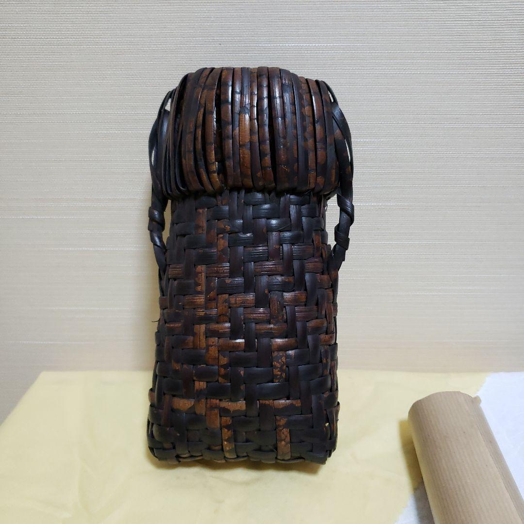 ナタ籠鈴木竹朋斎花器