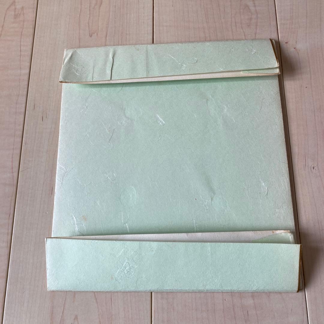 小西保文　色紙　「街のミュージシャン」 水彩画