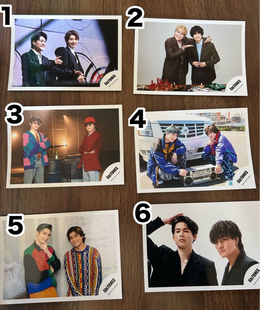 SixTONES 集合・混合 公式写真 - メルカリ