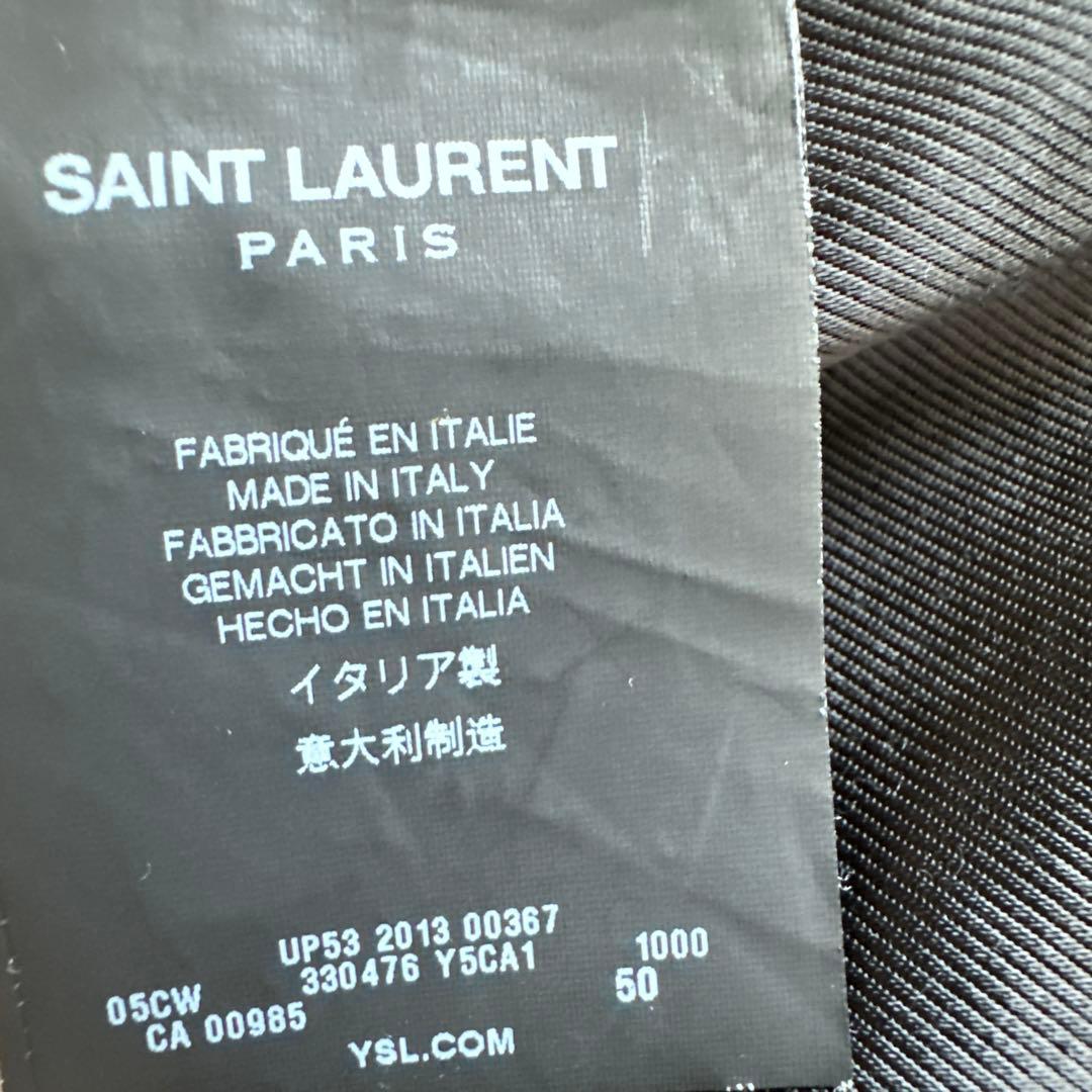 早い者勝ち！［極上！エディ期 ］サンローラン パリ イタリア BLACK 50