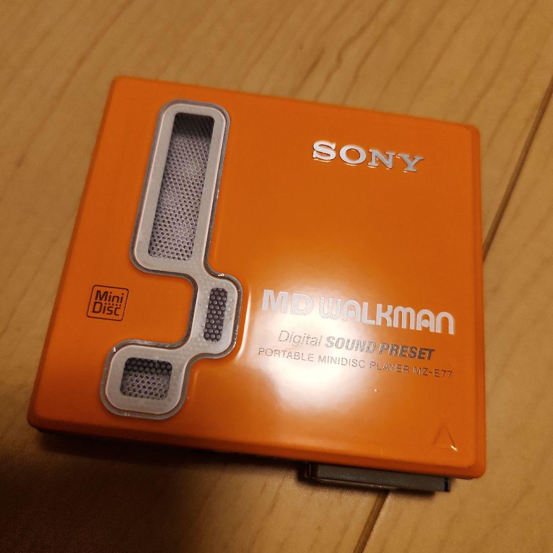 レトロ。ジャンク品！本体リモコンのみ！SONY ウォークマン MDプレーヤー