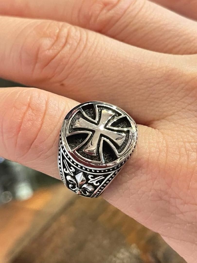 【New Arrivals】シルバー925 Iron cross リング