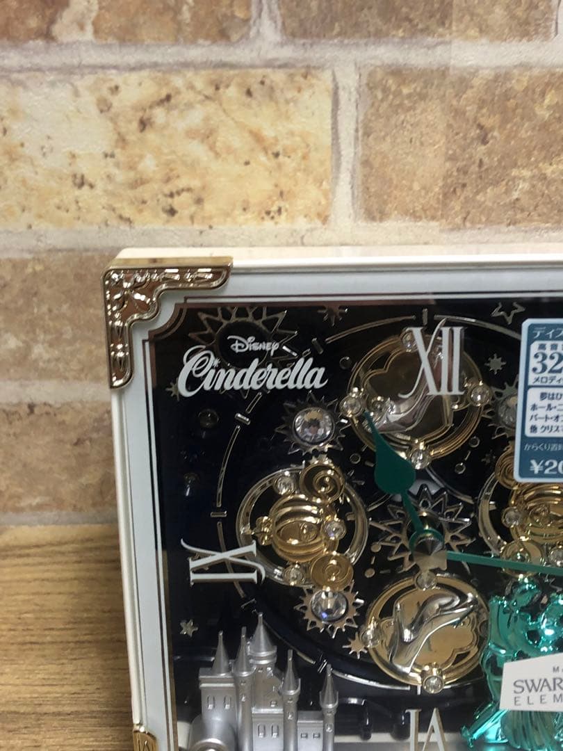 シンデレラ ディズニー クロック からくり スワロフスキー
