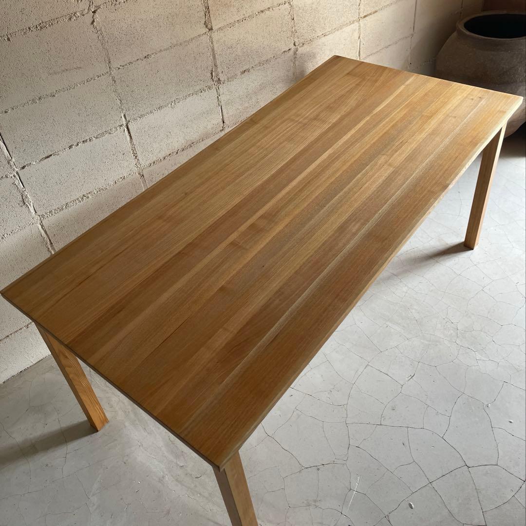 無印良品 MUJI ダイニング5点セット　タモ材　オーク無垢材　165サイズ