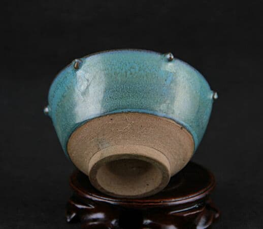 古磁器を模倣したオールハンド高温青花釉磁杯小碗古玩骨董