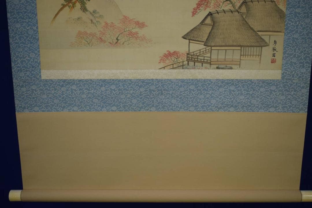 真作/孝敬/吉村孝敬/円山応挙の弟子/布袋屋掛軸HH-497