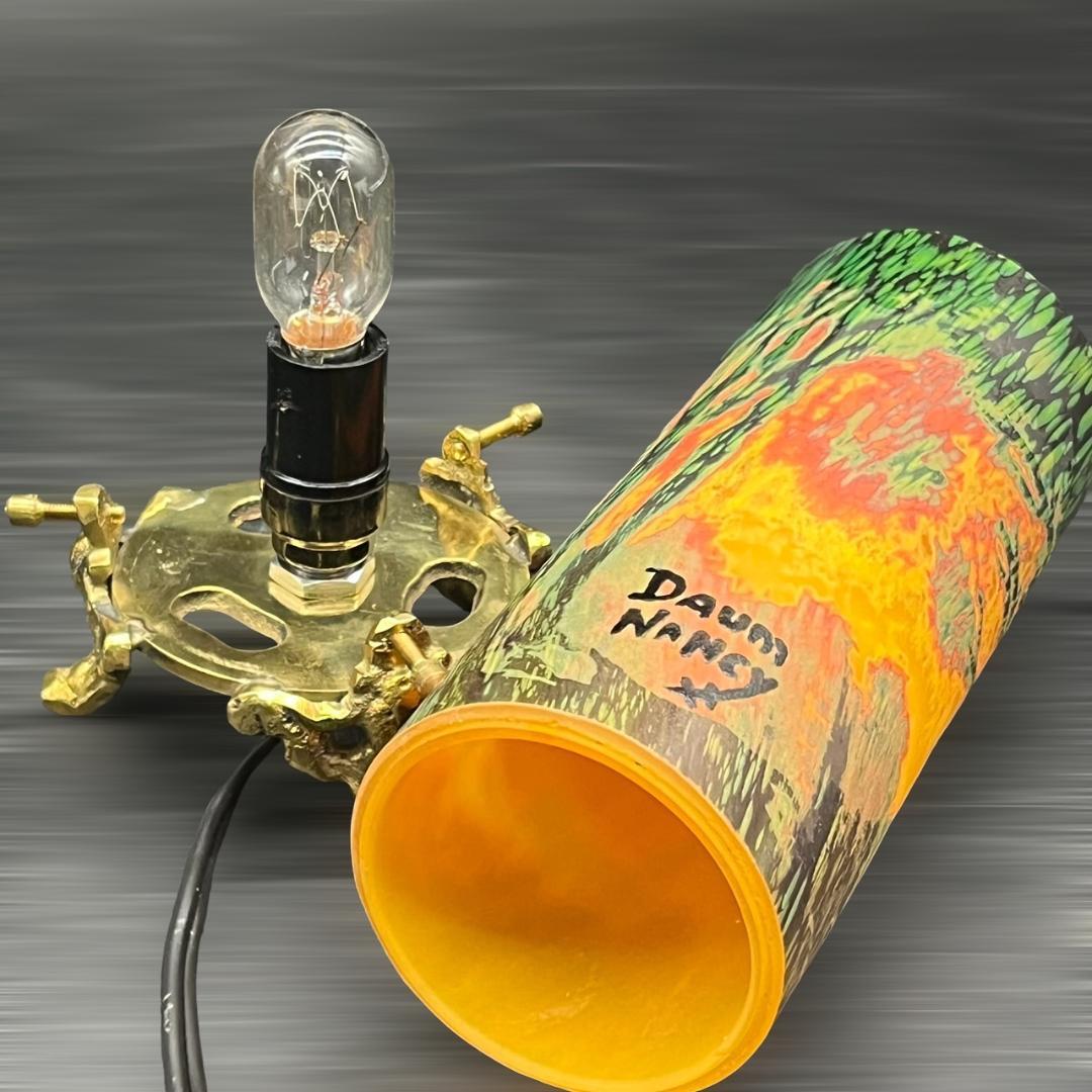 ドームナンシー 卓上照明 アンテルカレール 被せガラス 高さ18cm