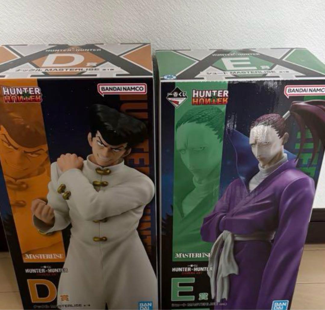 ハンターハンター 一番くじ D賞E賞 ナックル シュート フィギュアセット