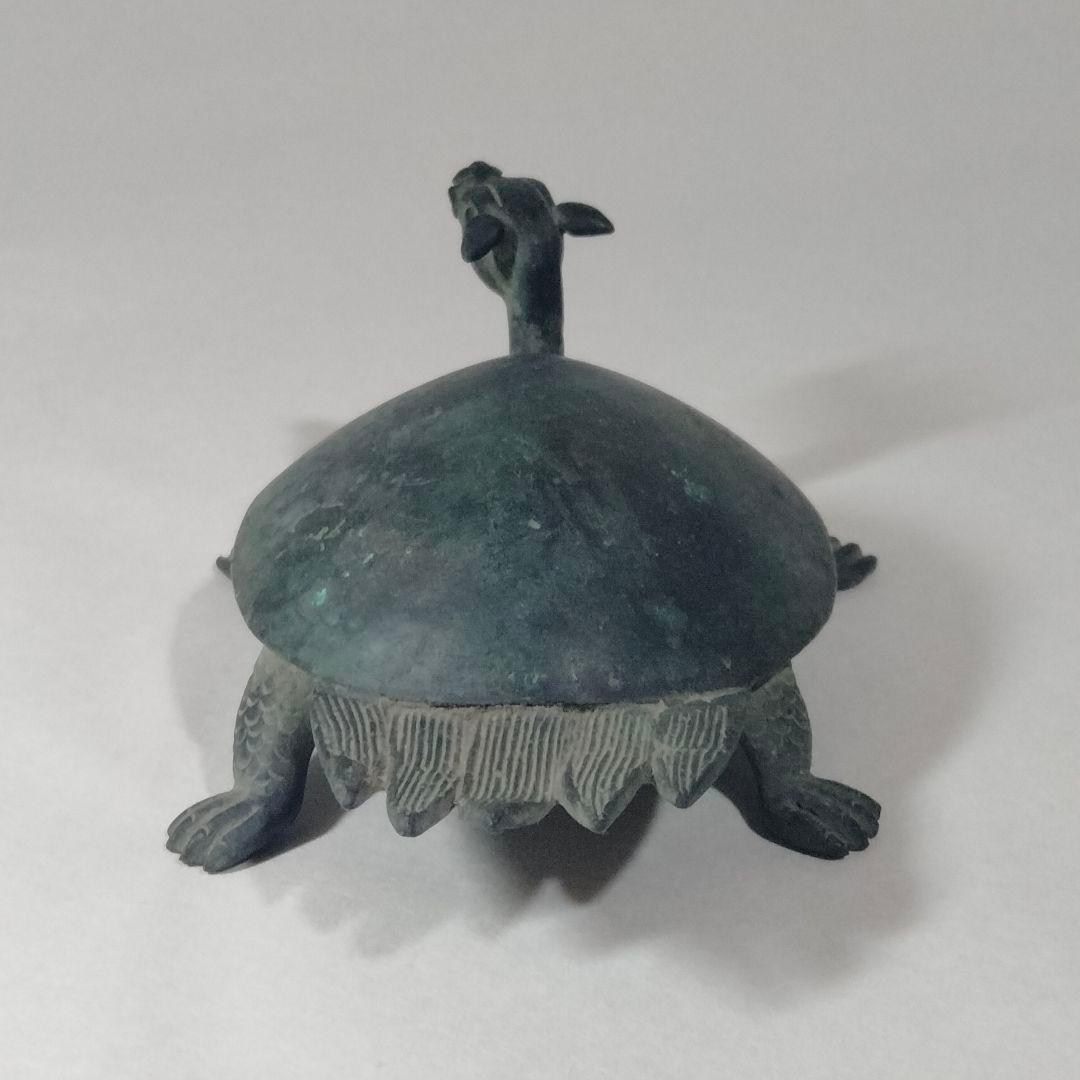 龍亀？ 玄武？ 亀？ 古銅 青銅 置物 陶器 アンティーク 骨董品