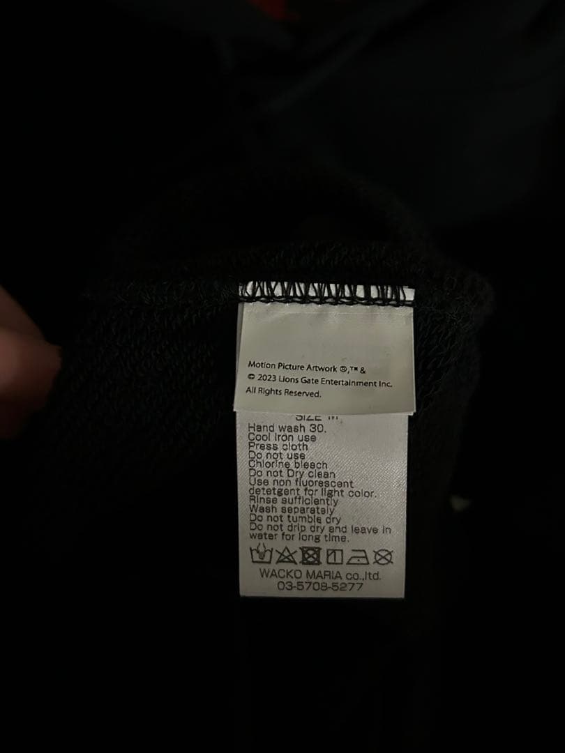 新品未使用タグ付き ワコマリア レザボアドッグス スウェットパーカー M