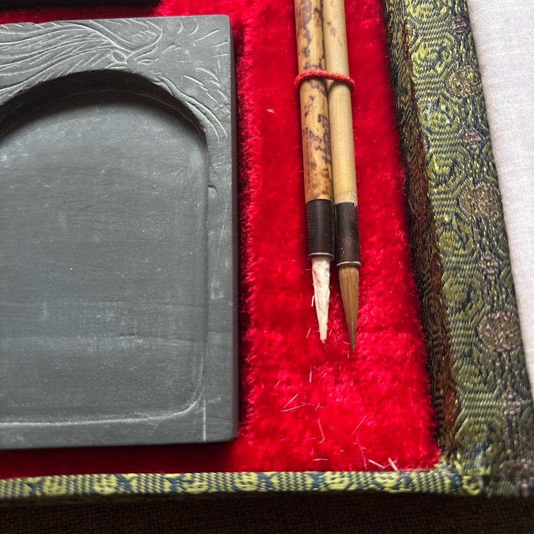 ミニ書道セット 中国文房四宝書道具 中国 硯セット 書道 筆 - メルカリ