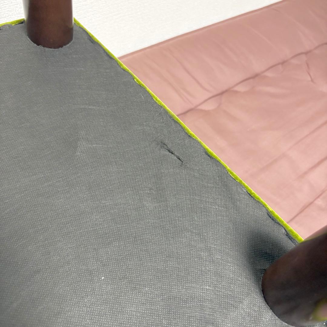 【美品】KARIMOKU60★カリモク★オットマン★モケットグリーン★