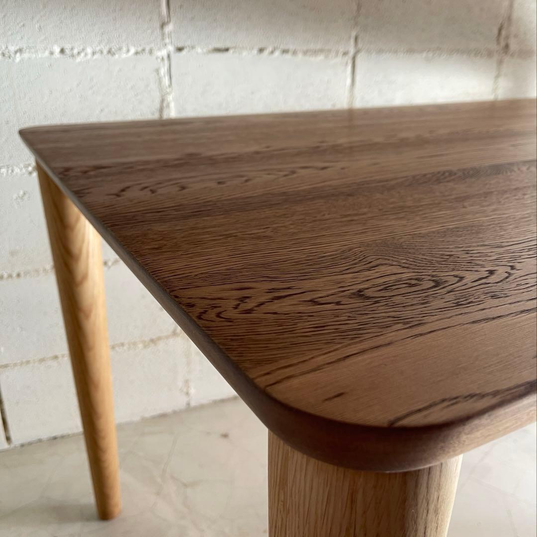 美品　大塚家具　ダイニングテーブル　オーク無垢材