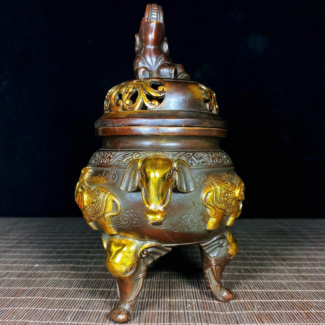 骨董 レトロガラス 希少コバルトブルー 瑠璃色ガラス 子猫 ボンボン