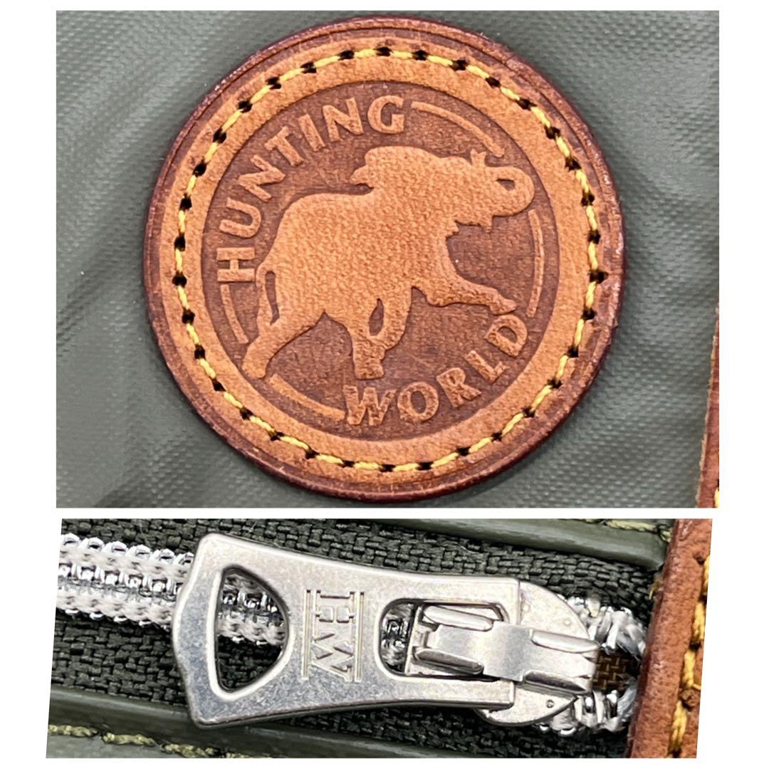 【未使用級 極美品 超希少】ハンティングワールド オフロードライン マルチポーチ
