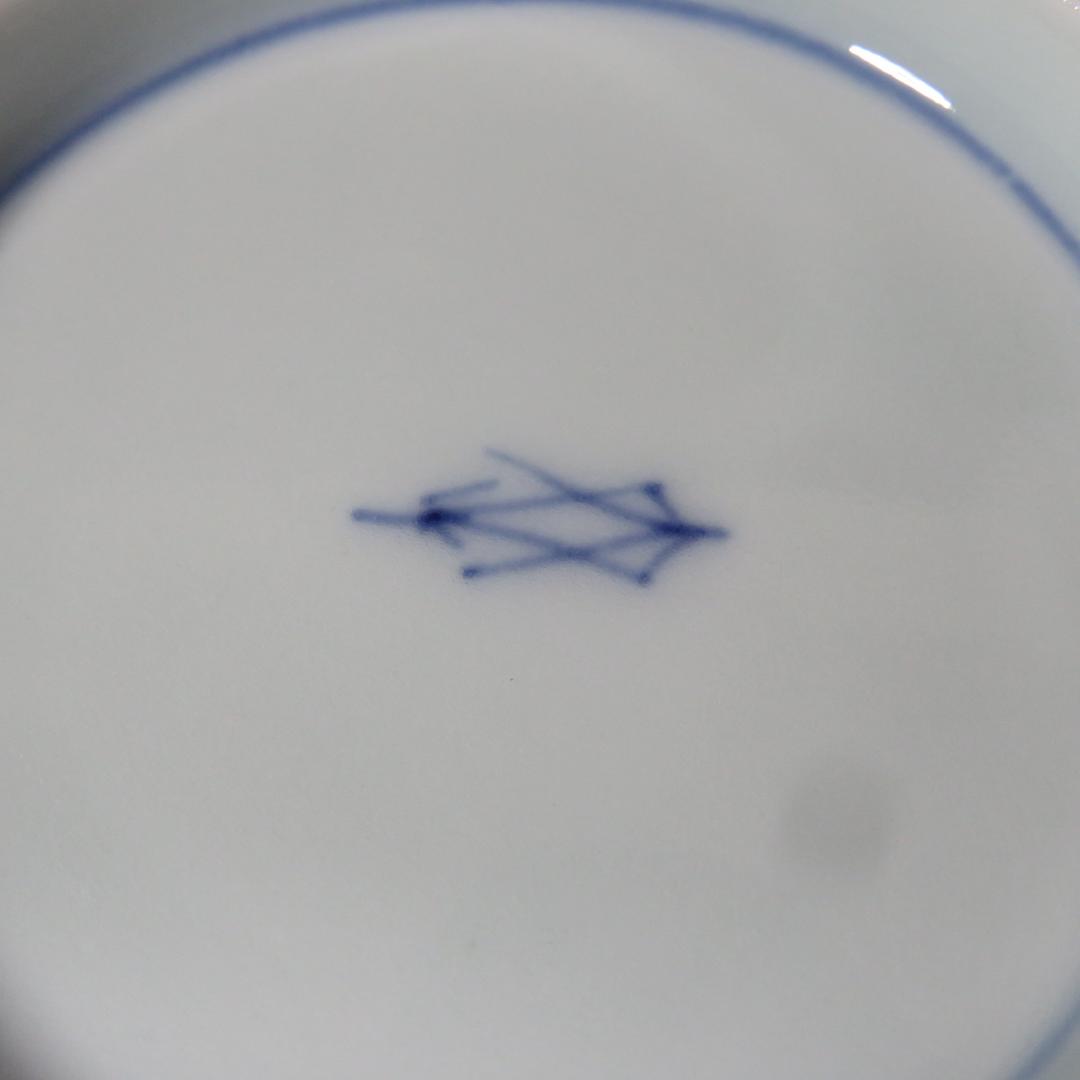 八角皿 伊万里 古伊万里 古代唐獅子 五寸皿 色絵付 明治 2枚