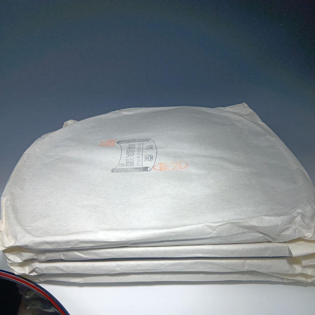 値下げ木製　輪島塗(塗師)静峰造　半月盆5枚　 共箱