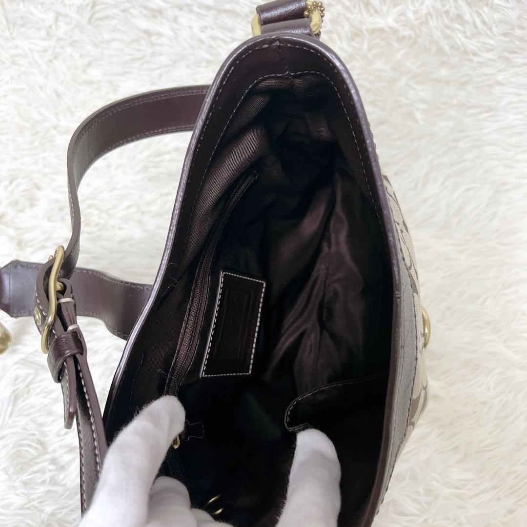 バッグ COACH Signature Half Moon Y2K Shoulder