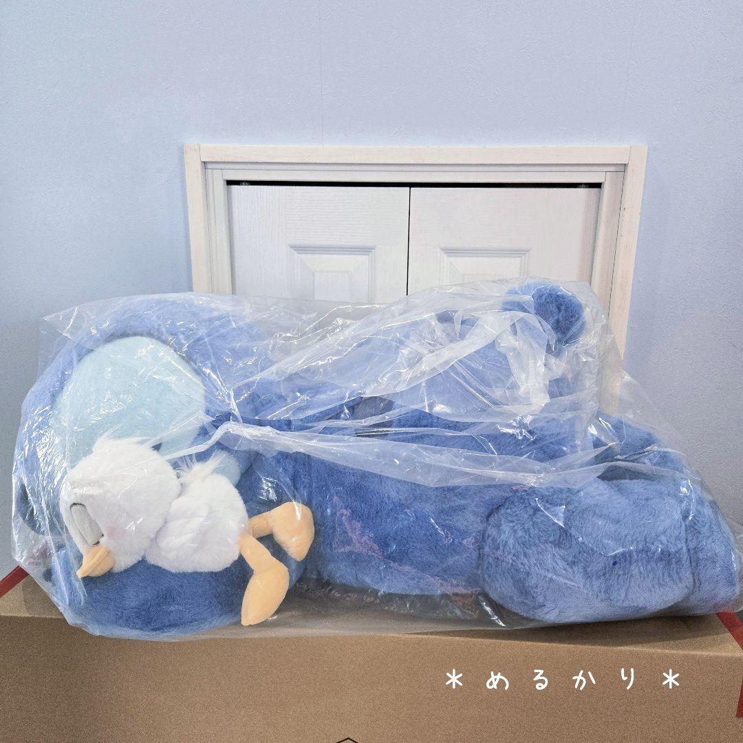 新品 特大 スティッチ ぬいぐるみ スーパービッグ 寝そべり ディズニーストア