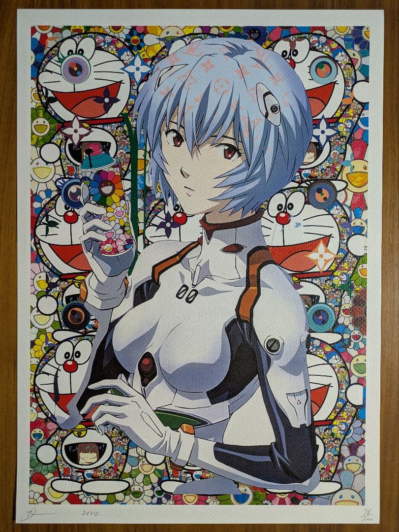 正規品DEATHNYC世界限定100枚アートポスターエヴァンゲリオン/ばら売り可