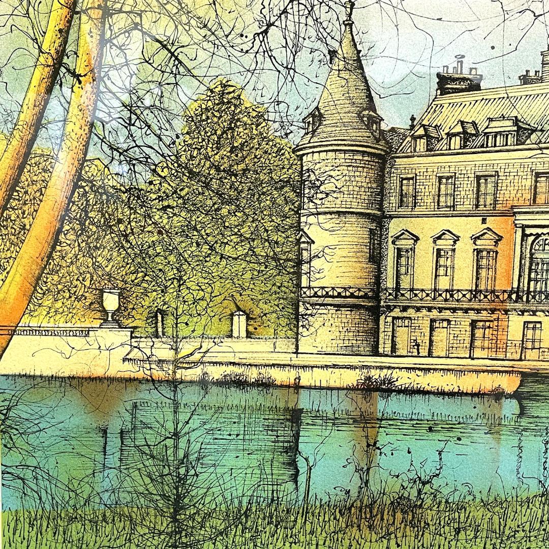 リトグラフ 額装 ジャン・カルズー 直筆サイン入り限定206部