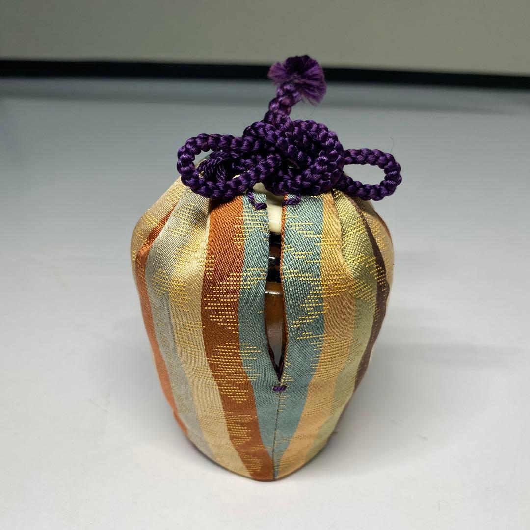 【茶道具】彰一造　高取茶入（共箱）