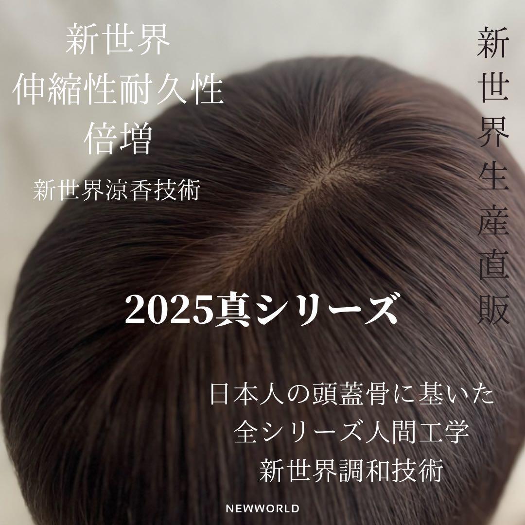 2025新世界　人毛　ウィッグ　フルウィッグ　シルクスキン　医療ウィッグ　レミー
