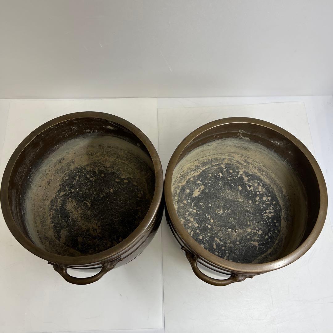 金谷五郎三郎 宣徳銅 火鉢一対 共箱 7504g 東Y8-0108①トヒチサ - メルカリ