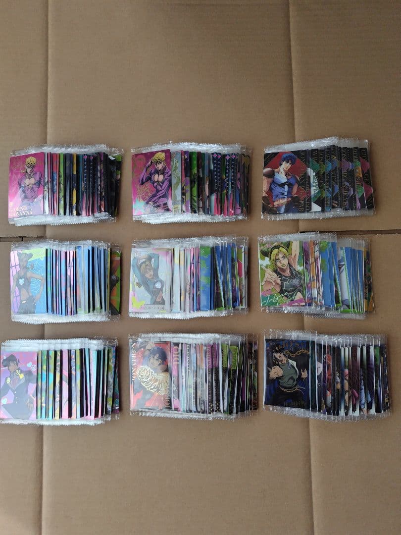 ジョジョの奇妙な冒険　ウエハースカード　第１弾〜第９弾（最新弾）フルコンプ