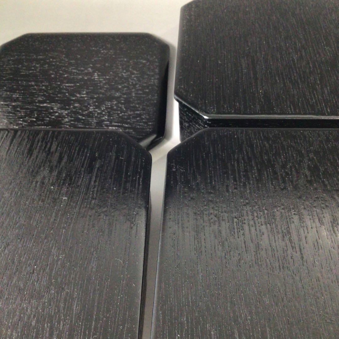 Ｓ９５　縁高　『山中塗』『助田宗明作』『七宝透し』『五段重』　共箱菓子器