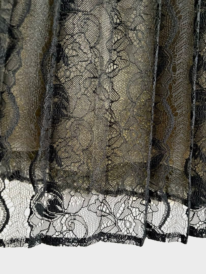 新品モラビト スペル　カタログ掲載チュールレーススカート　サイズ４０￥64900