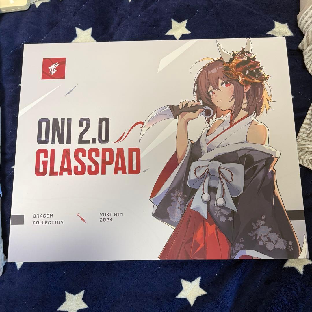 【ガラスパッド】Yuki Aim Oni2.0 Collection Large Yuki Aim Glass Gaming Mousepad Oni 2.0 Collection Large Size 500 x