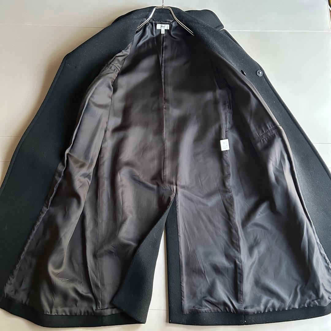 HYKE メルトンウール 比翼チェスターコート ブラック サイズ1 - メルカリ