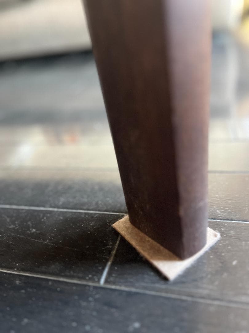 カリモク家具 北欧風天然無垢材 アンティークダイニングテーブル