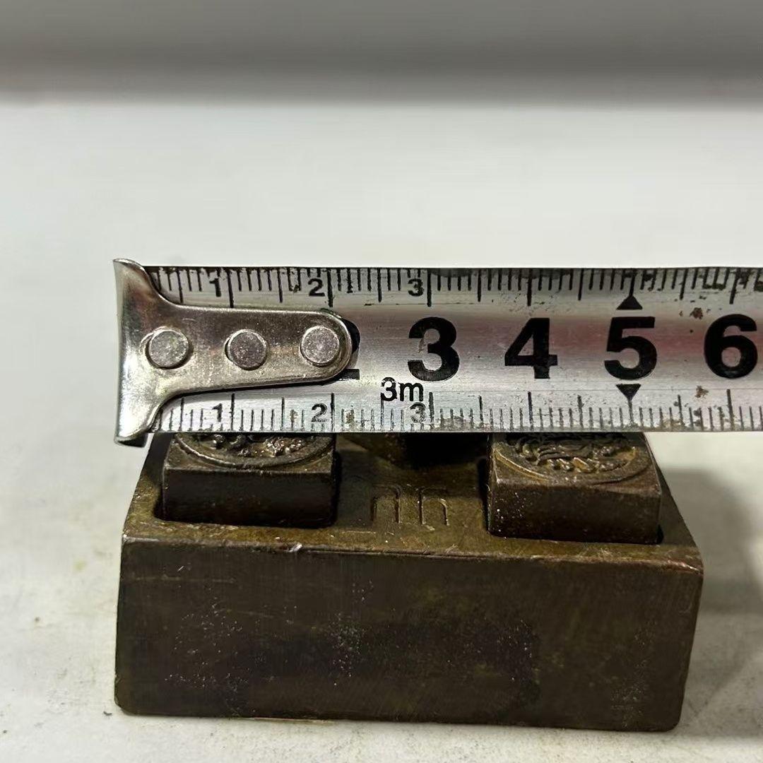 銅印章 五大神獣 印材 印鑑 書道具 文房具 装飾品 工芸品 美術品