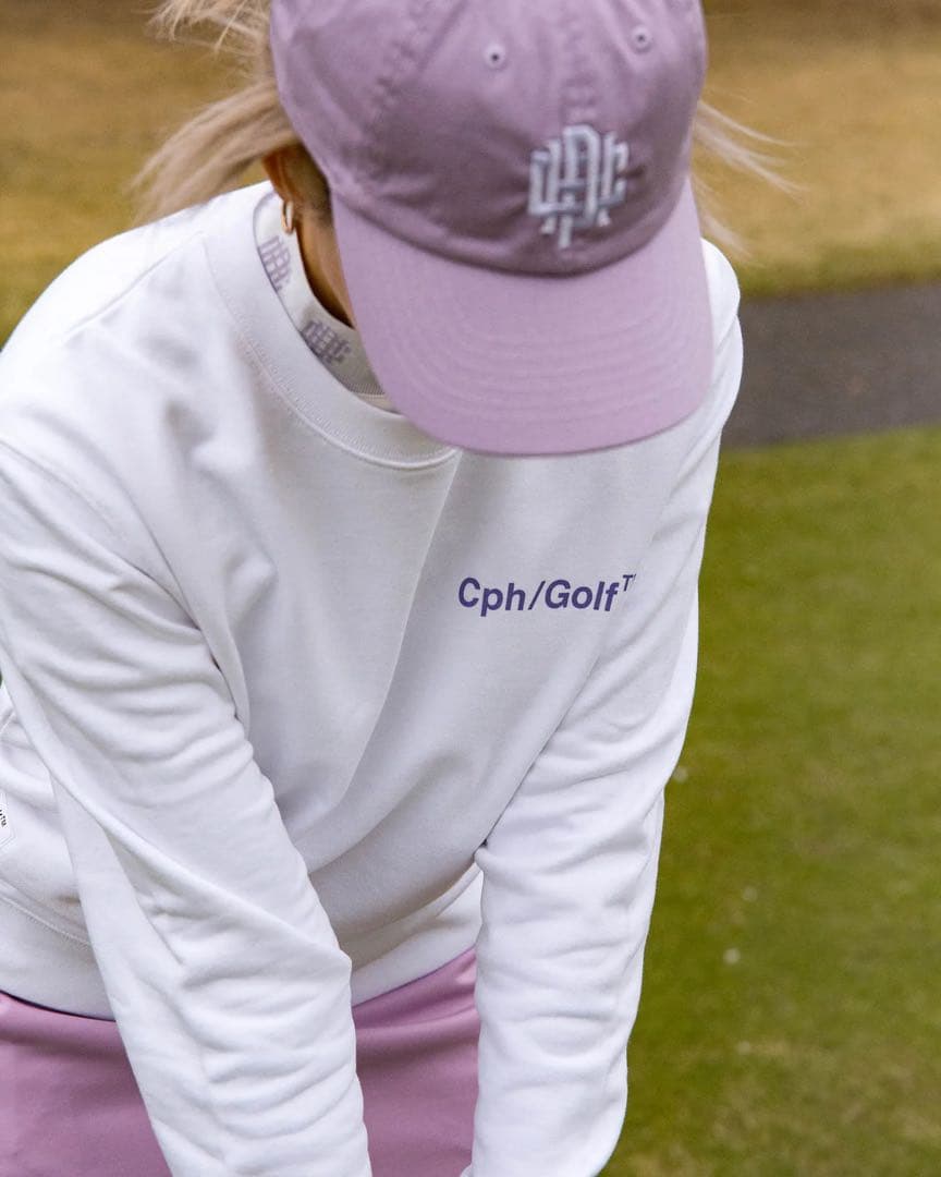 レディースウェア Captains Helm Golf LOGO CREW SWEAT