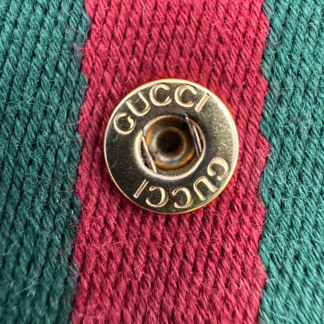 Gucci 二つ折り財布 GGスプリーム オフディア ウォレット シェリーライン