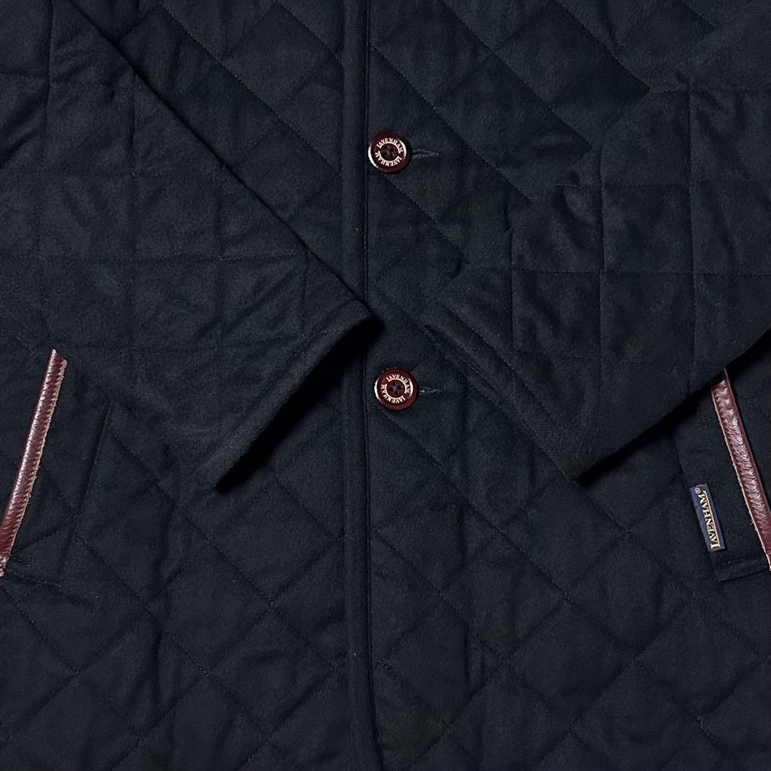 ラベンハム × タケオキクチ 別注 キルティングコート メンズ 38 ウール