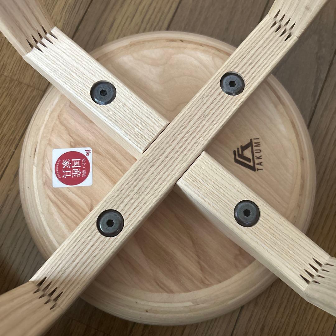 匠工芸×SUU木のマッシュルームスツール