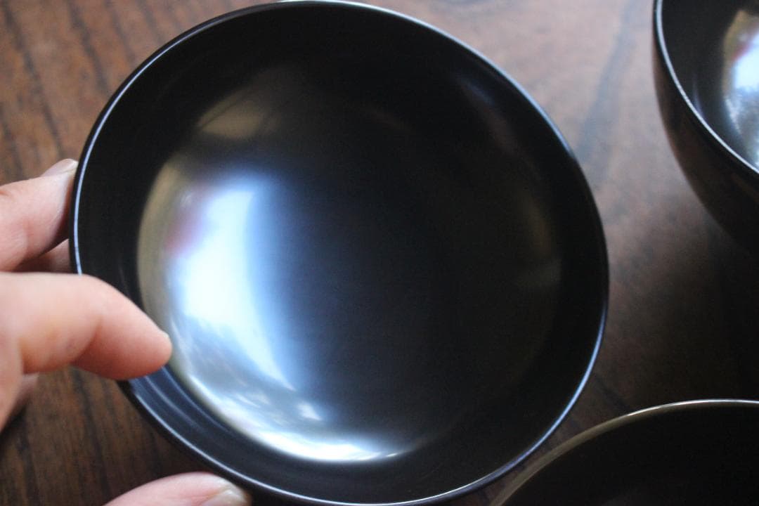 時代逸品！時代黒漆に極上短冊蒔絵の映えるお椀2点（検輪島塗蒔絵椀懐石椀