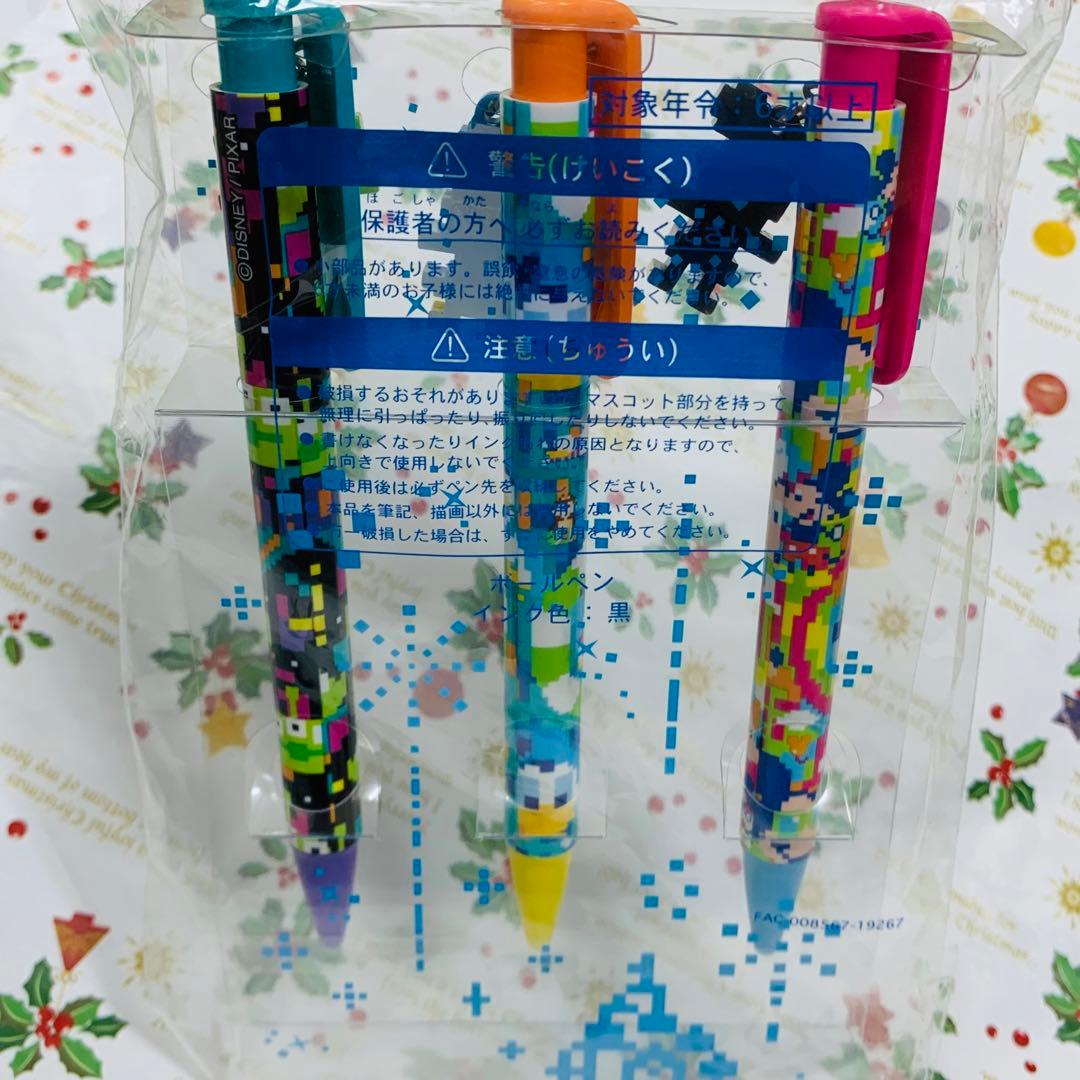 ディズニーリゾート ボールペンセット 3本 ミッキー ドナルド エイリアン