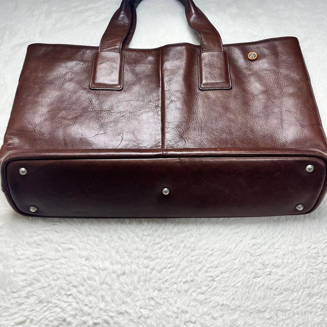 いじゅfico GANZO レザー 3wayブリーフケース　ブラウン