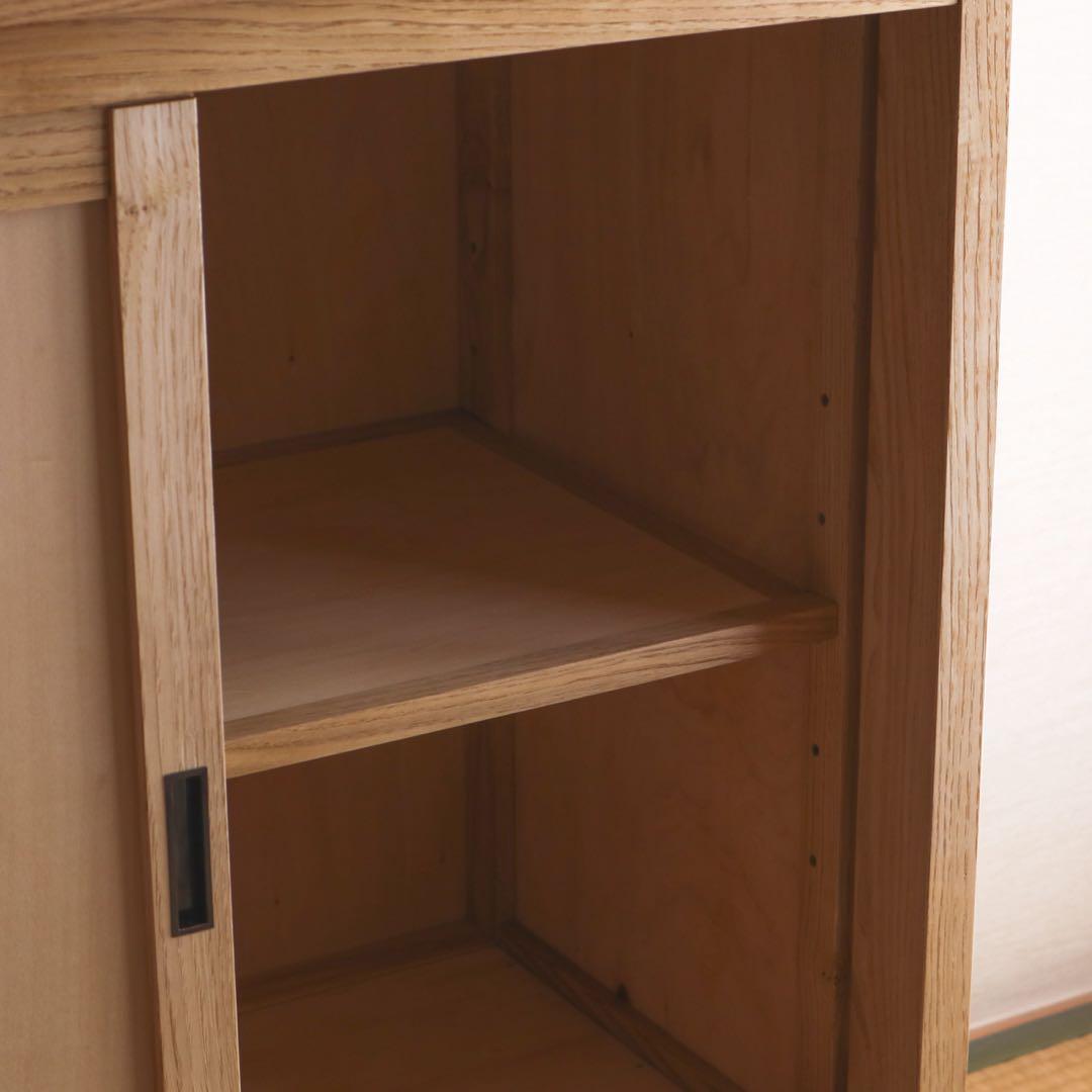pey様専用 栗の引き戸キャビネット