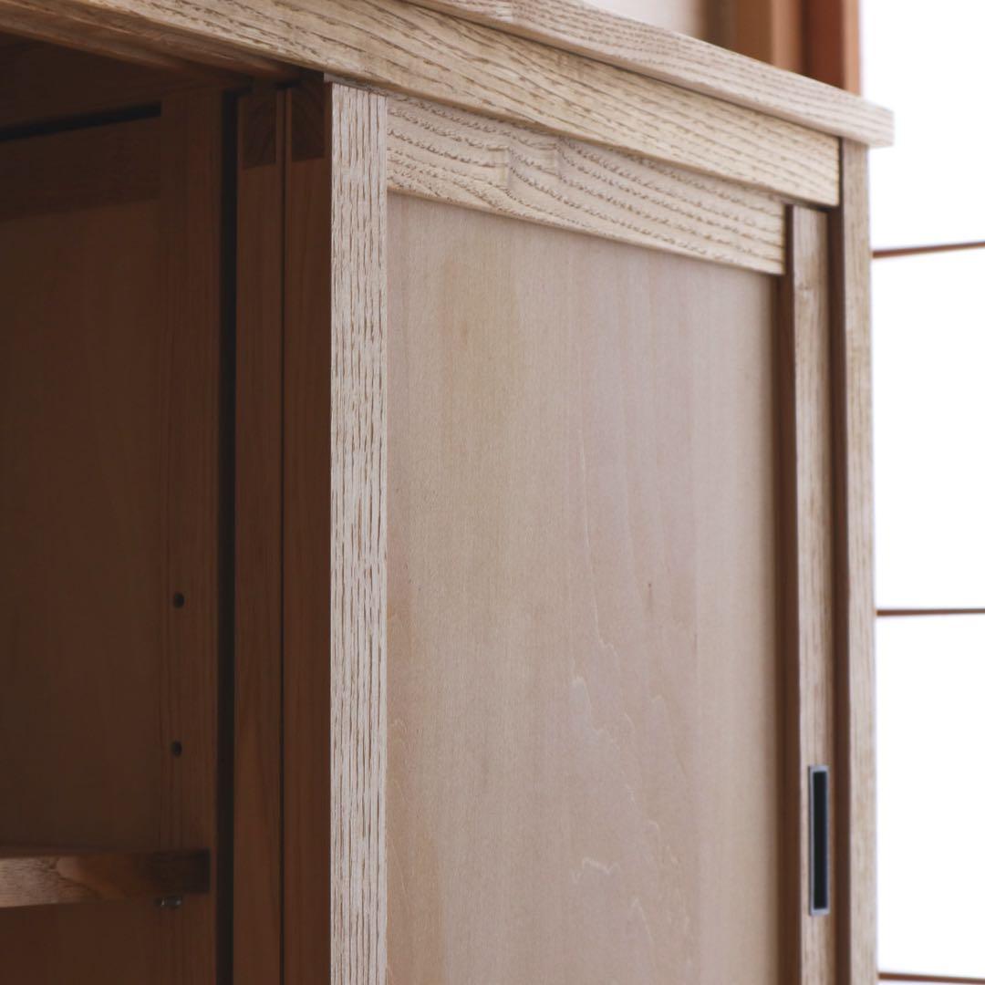 pey様専用 栗の引き戸キャビネット
